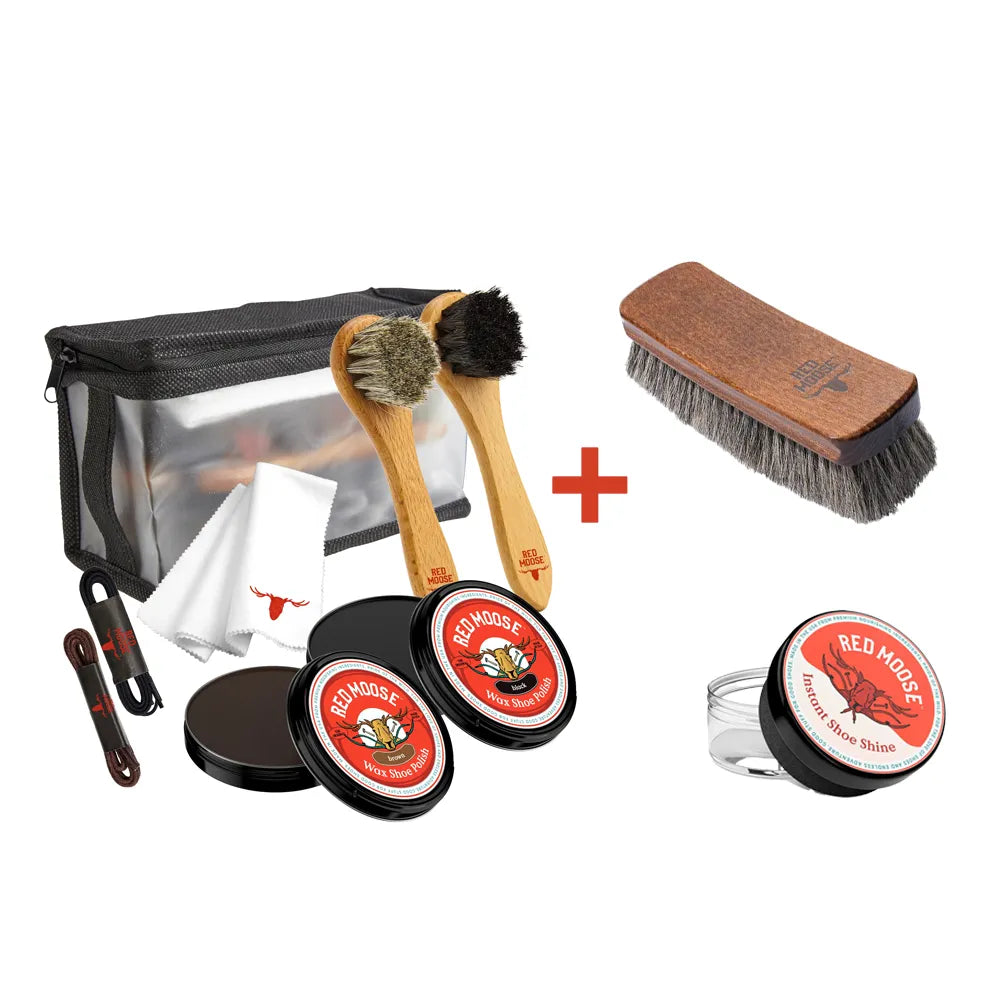 Wax Shoe Polish Kit - Bundle