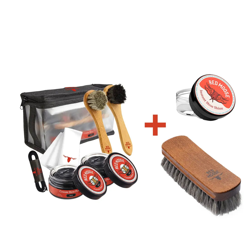 Cream Shoe Polish Kit -Black Bundle