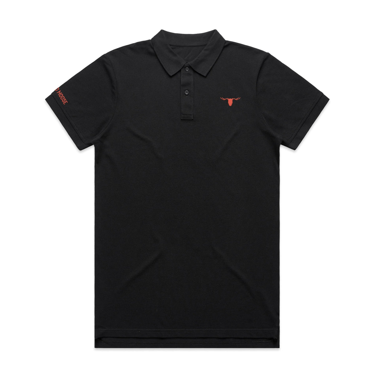 Short Sleeve Black Polo Shirt